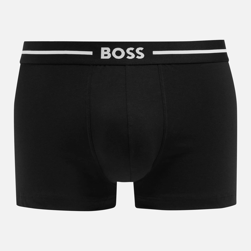 Boss Bodywear Three-Pack Bold Stretch-Cotton Boxer Trunks - S